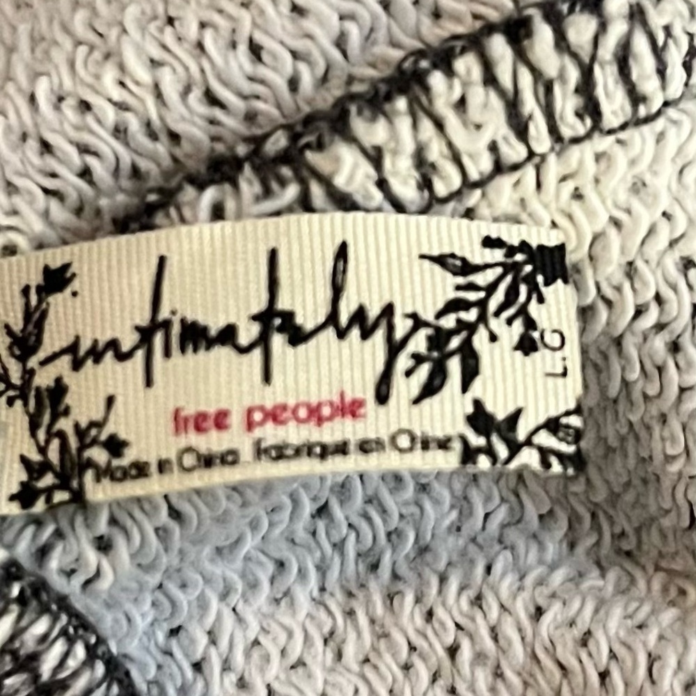 Free People Intimately Gray Lounge Shorts | Size S - Picture 4 of 7